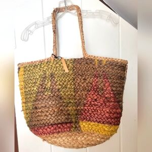 Brand new handmade Jute Tote Bag. Purchased in Spain. Never used.